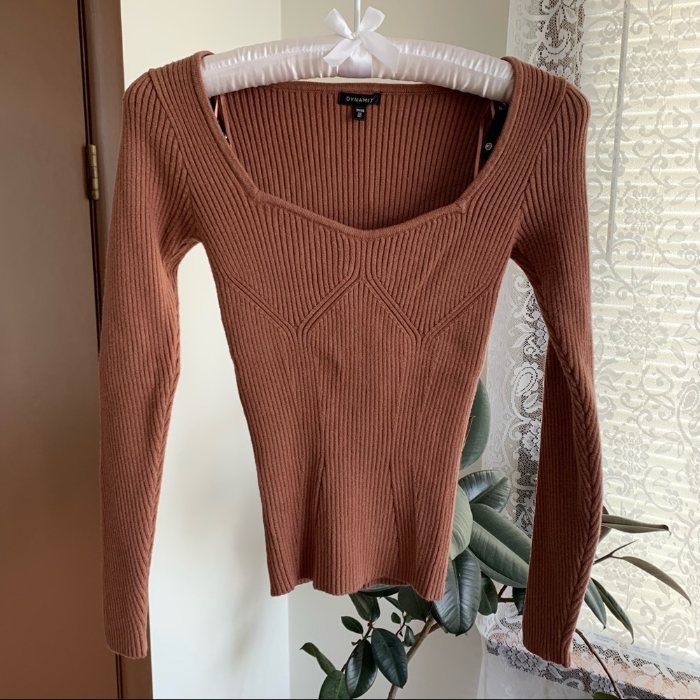 Dynamite Ribbed Sweater - Picture 3 of 6